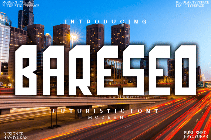 Bareseo Display Font