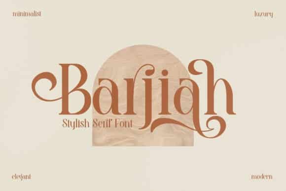 Barjiah Font
