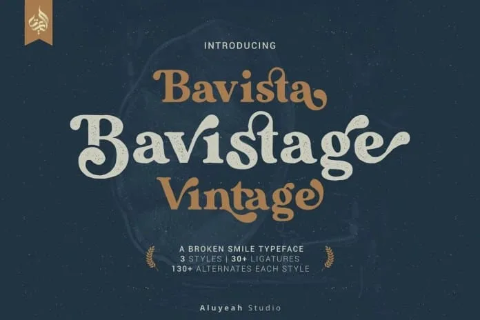 Al Bavistage Font Family