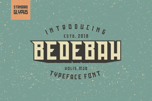 bedebah-typeface Font
