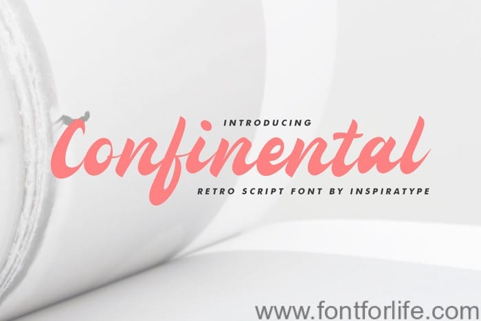 Confinental Font
