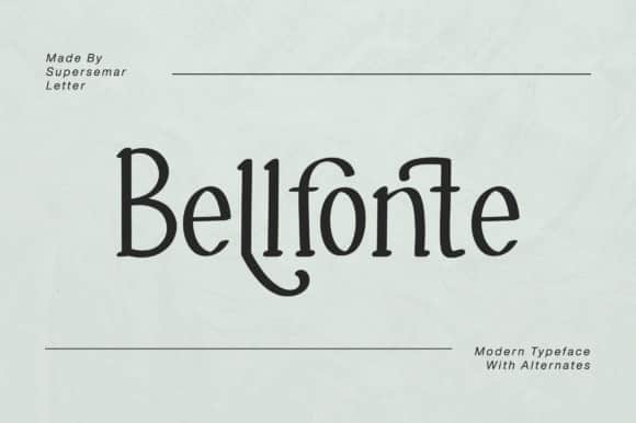 Belfonte Font