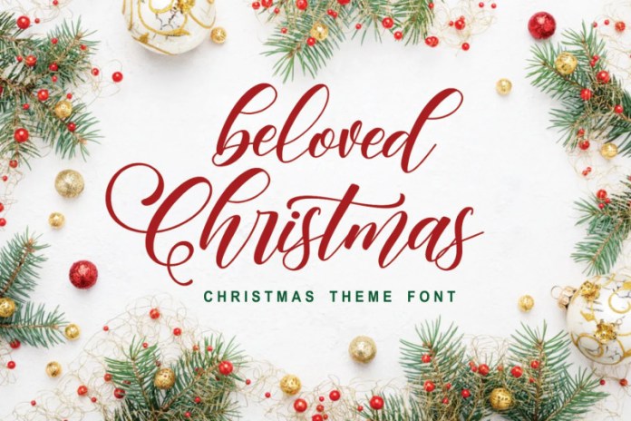 Beloved Christmas - Theme Font