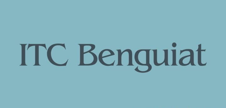 ITC Benguiat Font