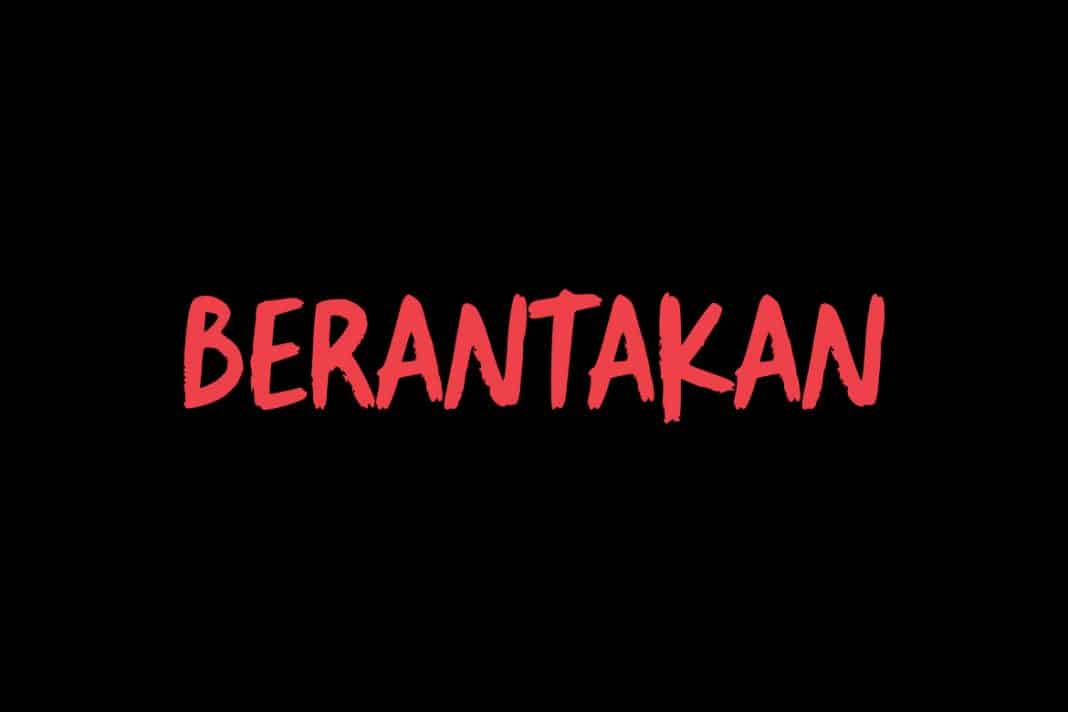 berantakan Font