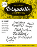 Bernadette Rough Font
