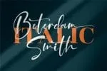 Beterdam Smith Font