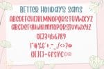 Better Holidays Font