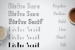 Bistro Sans & Serif Font