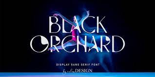 black orchard Font