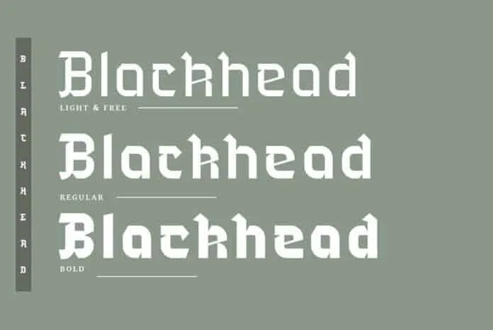 Blackhead Typeface