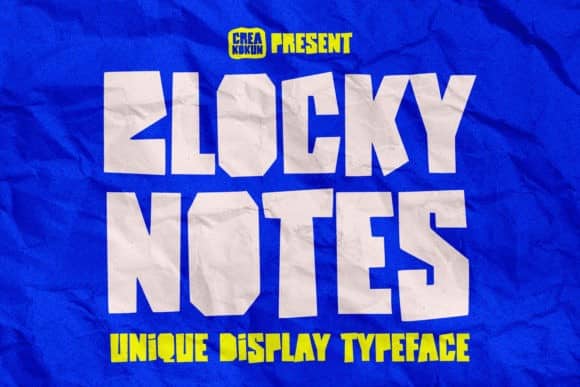 Blocky Notes Font