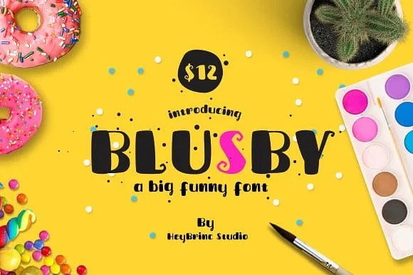 Blusby Script Font