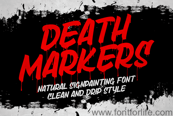Death Markers Font
