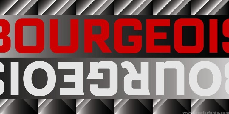 Bourgeois Font Free Download