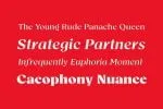 Bovino Font Family