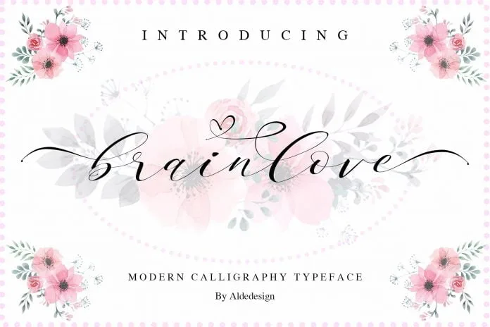 Brainlove – Beautiful Script Free Fonts