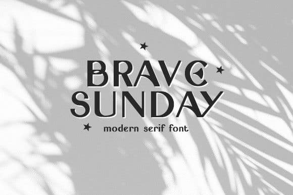 Brave Sunday Font