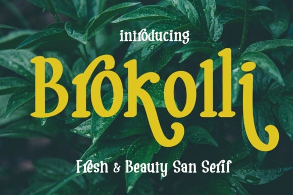 Brokolli Font