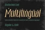 Brotherhub Font