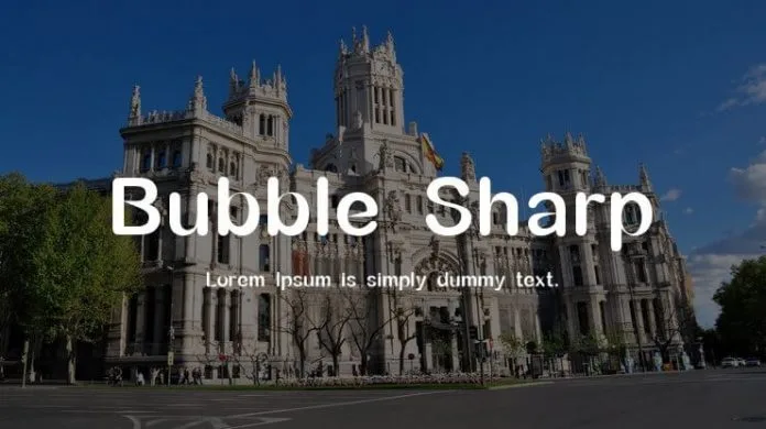 Bubble Sharp Font