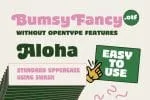 Bumsy Font