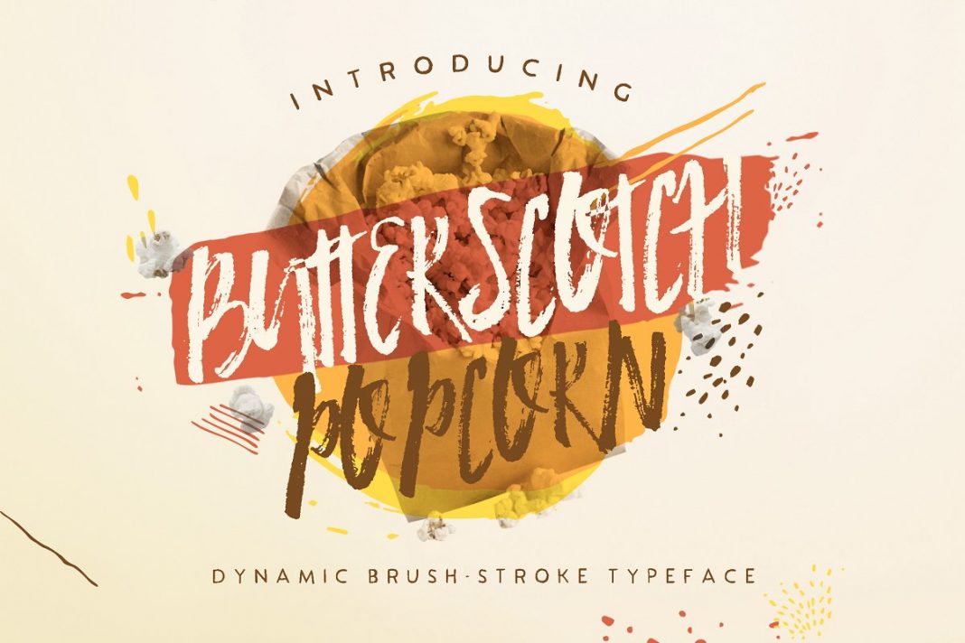 Butterscotch Popcorn Font Butterscotch Popcorn Font