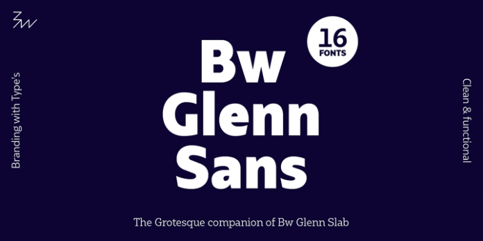 Bw Glenn Sans Font