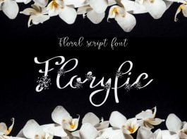 Floryfic Font