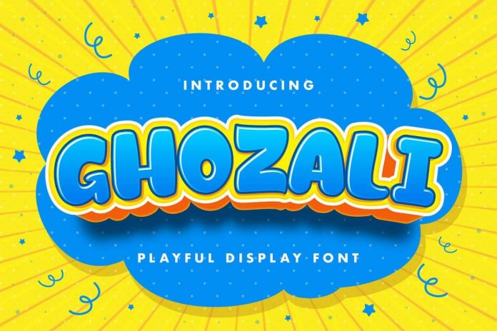 Ghozali - Playful Display Font