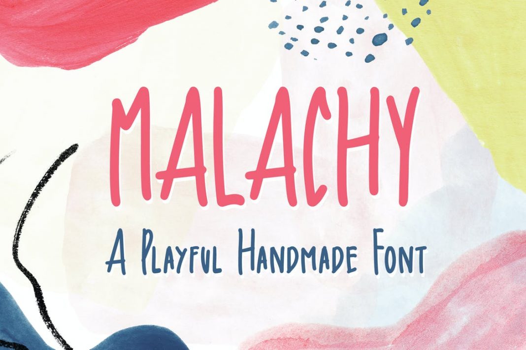 Malachy - A Playful Handmade Font