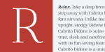 Cabrito Didone Font Family