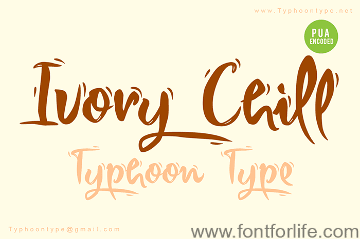 Ivory Chill Font