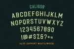 CALIGOR - Display Typeface Font