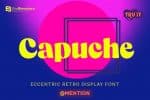 Capuche - Eccentric Retro Display Font