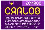 Carlos Family 5 Styles Font