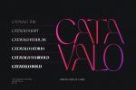 CataValo Display Family 6 Styles Font