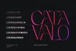 CataValo Display Family 6 Styles Font