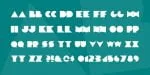 Chainsaw Geometric Font