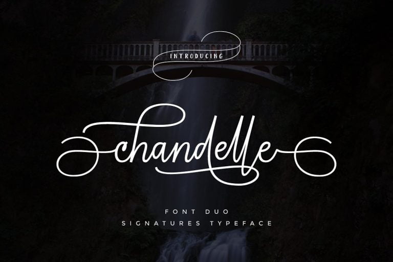 Chandelle Signature Font