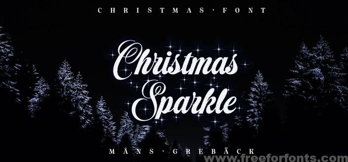 Christmas Sparkle Font