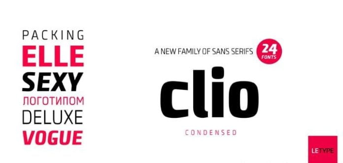 Clio Condensed Font