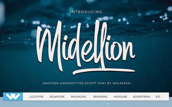 Midellion Script Font