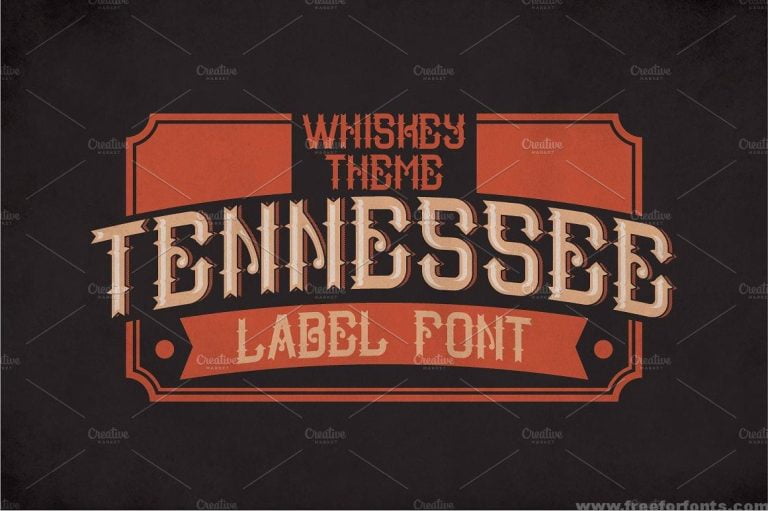 Tennessee Vintage Label Typeface Free Download