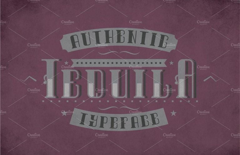 Tequila Vintage Label Typeface