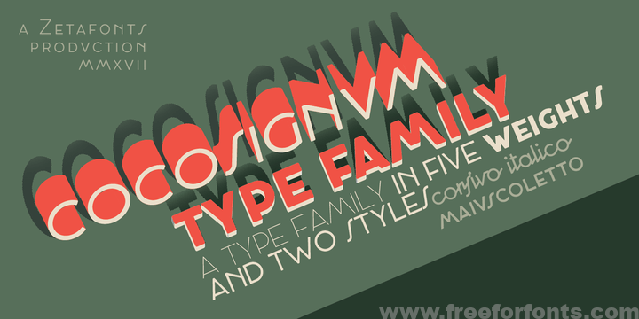 Cocosignum Font