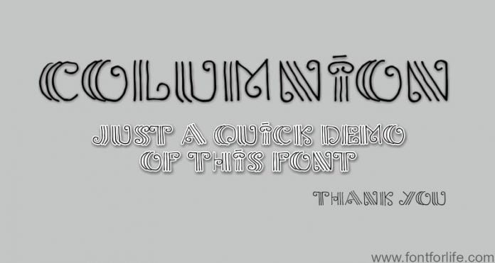 Columnion Font