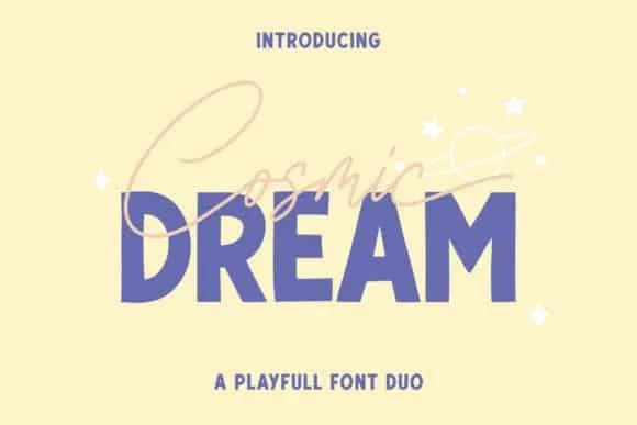 Cosmic Dream Font