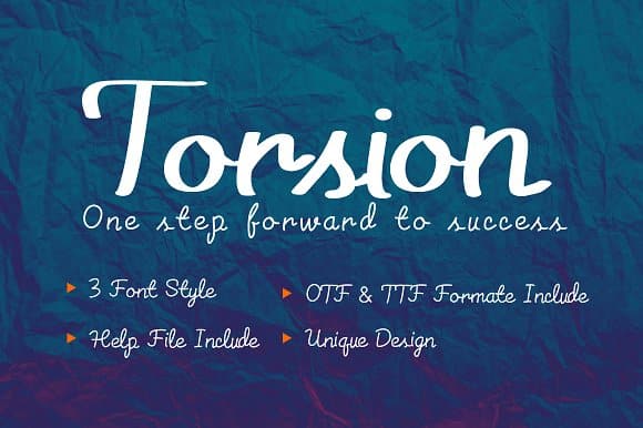 Torsion Font Free