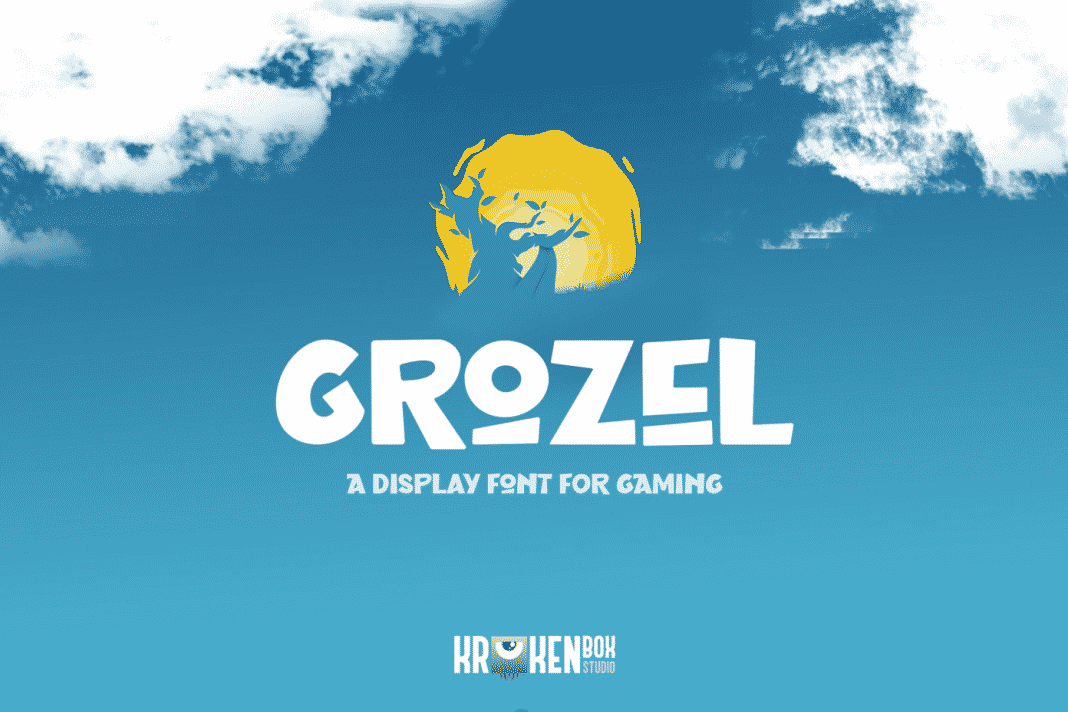 Grozel Gaming Display Font